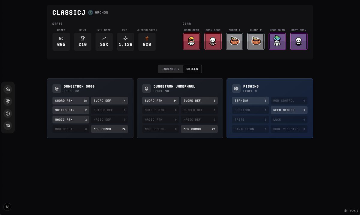 0.0.8 version - Accounts Page Overhaul 🔥🔥

- The accounts profile page has had a massive overhaul!
> View others profiles by going to fireball(dot)gg/account/[username]

- Weak and Vulnerable Potions can now be used selected.
> IMPORTANT: they will ONLY be activated when