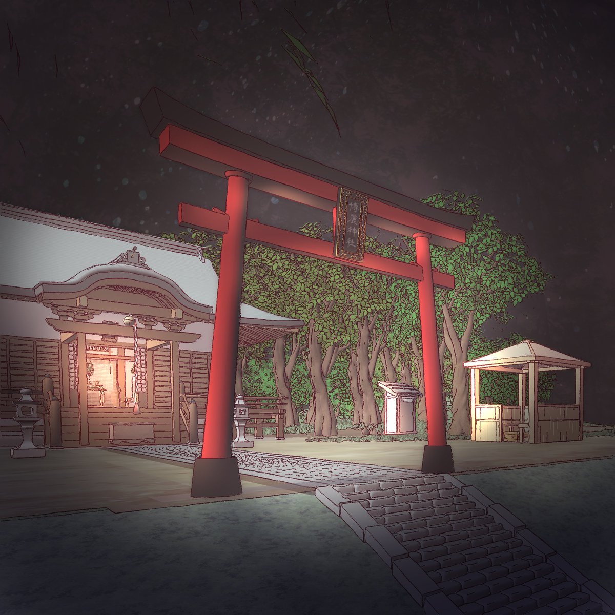 命蓮寺同様、(エロ目的で)何気に増改築されていくうちの博麗神社さん。 