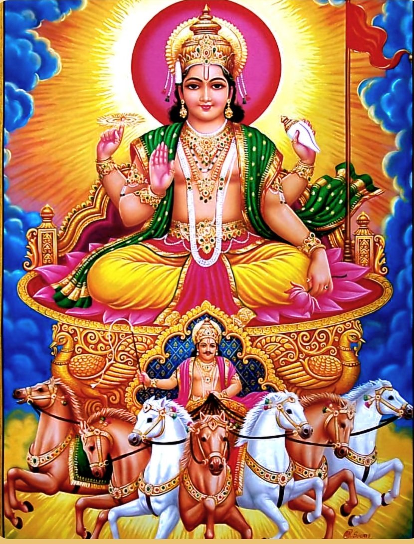 सूर्य नारायण भगवान के दिव्य आलौकिक दर्शन कीजिए 🚩