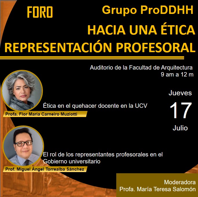 Estimados profesores UCVistas. Están cordialmente invitados.