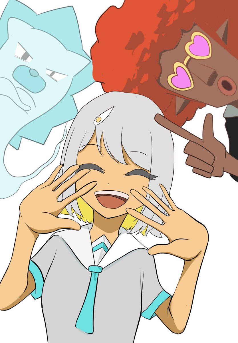 MILABO5周年！おめでとう！
好きな曲Best5、好きなにらちゃんBest3に入るくらいに好きなMILABOW

#ずとまよファンアート 
#Waboku_FA