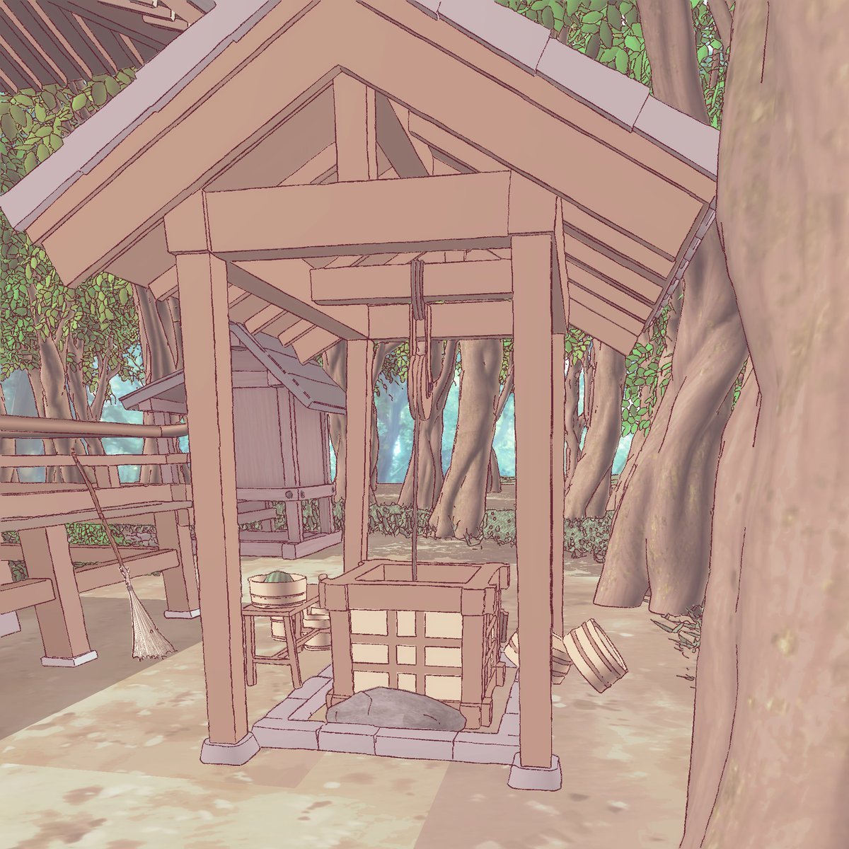 命蓮寺同様、(エロ目的で)何気に増改築されていくうちの博麗神社さん。 