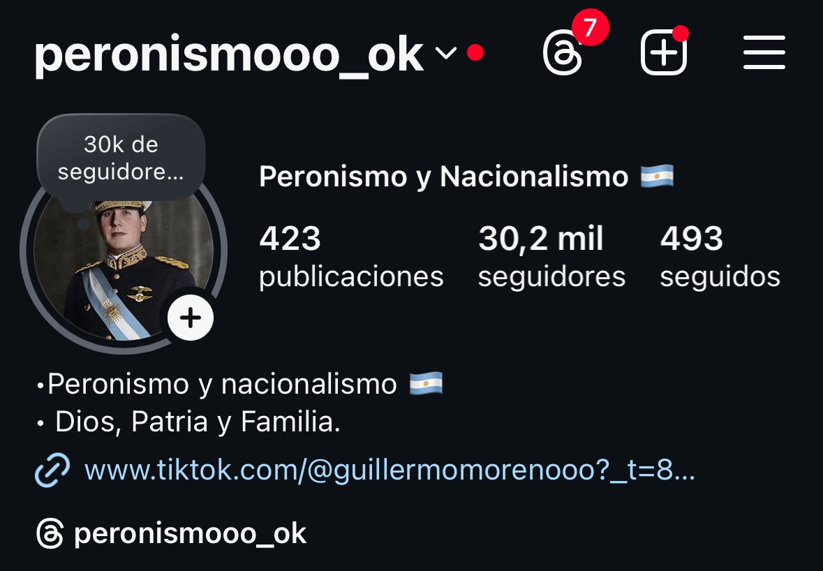 damiannnok's tweet image. Llegué a los 30.000 gracias a todos ustedes !!
Pero quiero seguir creciendo para seguir difundiendo la doctrina peronista, por eso quiero que me vayan a seguir.
Dejo el link para que me sigan:instagram.com/peronismooo_ok