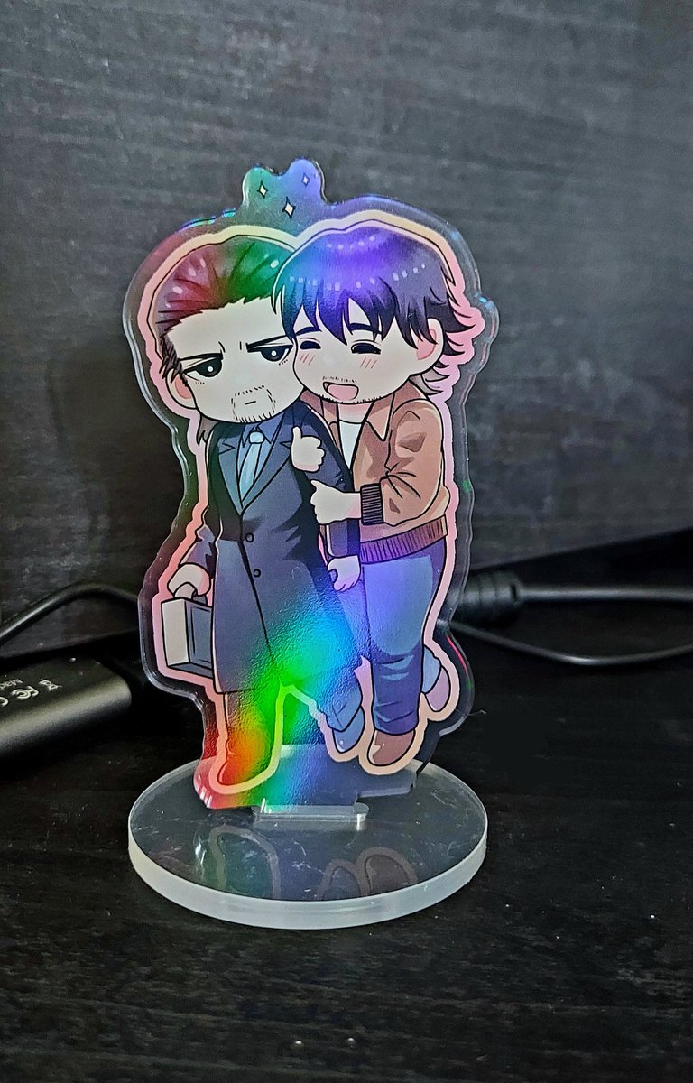 wenwenwen0's tweet image. RGG stickers and charms available on my store now 😊 leftover from dokomi, (the majimer charm is sold out, sorry) (bet u didn't know I had these)
rennusvault.bigcartel.com
Also I have a few-- very few extras of my Shinadai standees, just in case someone was interested...