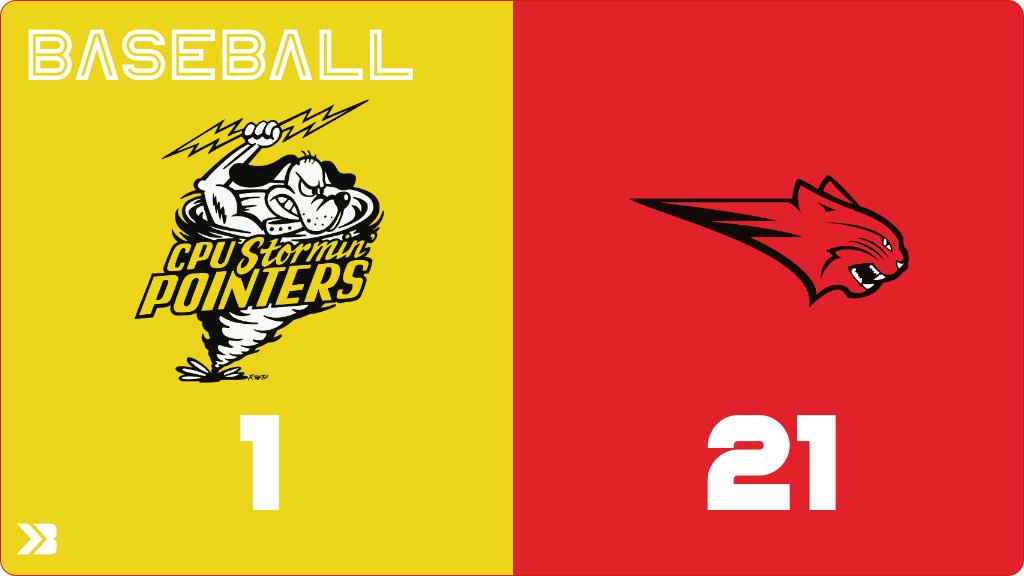 Baseball (Varsity) Score Posted - IHSAA 3A Substate 4 First Round - Center Point-Urbana Stormin Pointers lose to Western Dubuque Bobcats 21-1. gobound.com/ia/ihsaa/baseb…