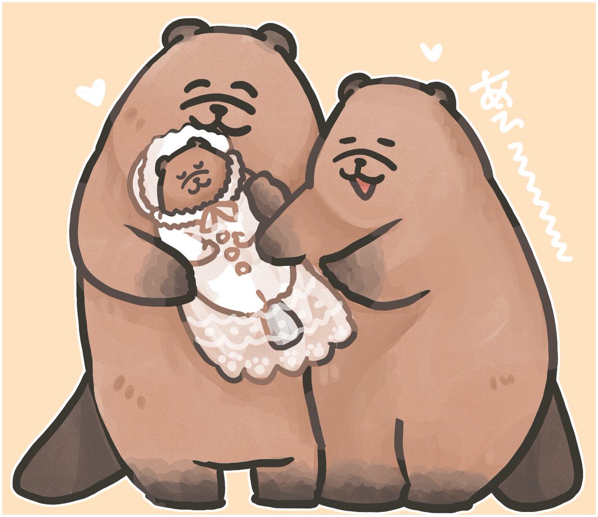 ビバーチェとビバーチェ🦫✨
全てのビーバーが幸せでありますように！👏