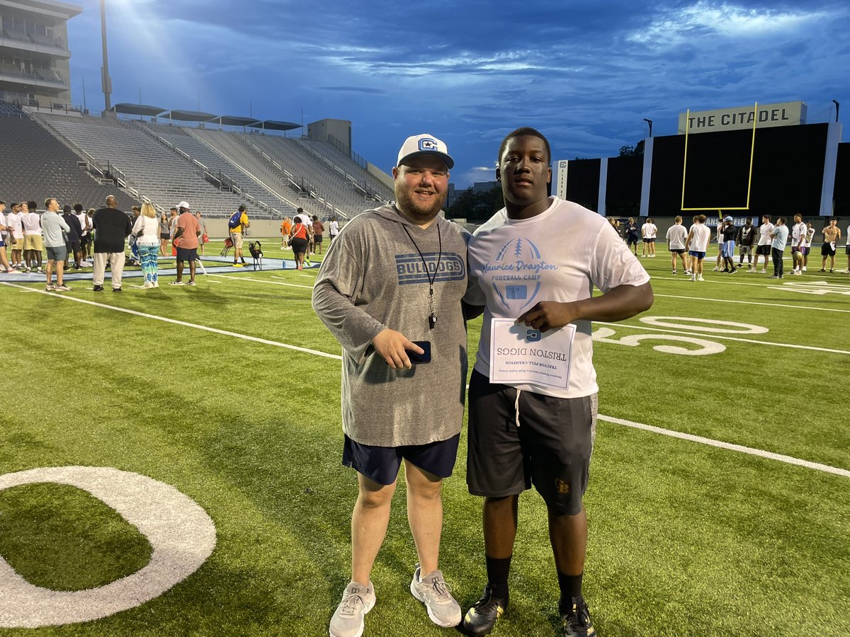 Triston C. Diggs Class of 2027 (@tristondiggs55) on Twitter photo Blessed to receive a official offer from the Citadel! Progress doesn’t stop now and I will continue to grow and get better.<a href="/CoachGuard_/">Phill Guard</a> <a href="/Coach_Poke/">Markus Lawrence</a> <a href="/CitadelFootball/">The Citadel Football</a> <a href="/rogerpedroni16/">Roger Pedroni</a> #firethosecannons <a href="/Hudson_Dunaway/">Coach Hud</a> Blessed to receive a official offer from the Citadel! Progress doesn’t stop now and I will continue to grow and get better.<a href="/CoachGuard_/">Phill Guard</a> <a href="/Coach_Poke/">Markus Lawrence</a> <a href="/CitadelFootball/">The Citadel Football</a> <a href="/rogerpedroni16/">Roger Pedroni</a> #firethosecannons <a href="/Hudson_Dunaway/">Coach Hud</a>