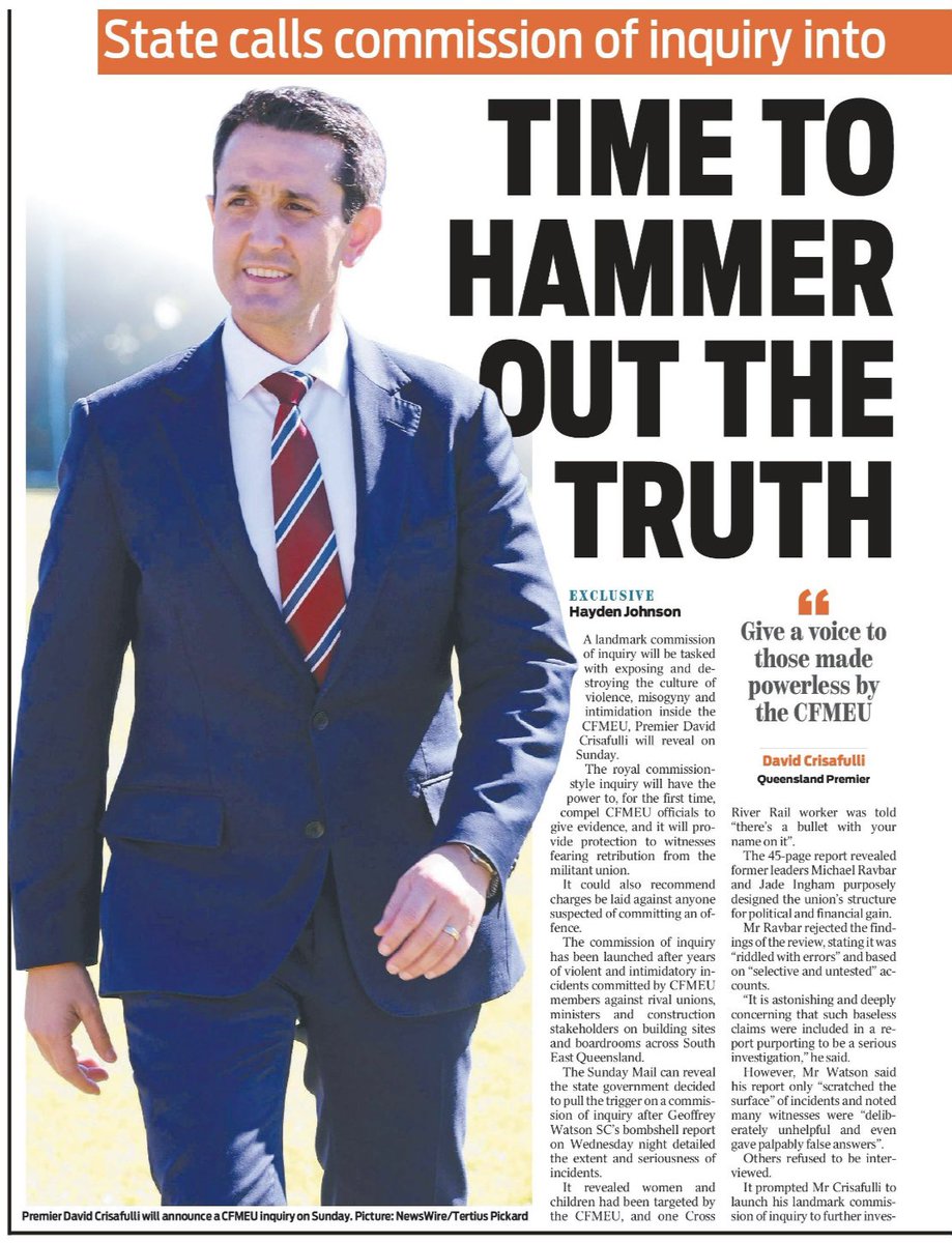 QbccSecrets's tweet photo. Bye @CCC_QLD 👋 You’ve been a joke for years. The work experience kid from union school @StevenJMiles wants a friendly to deal with @CFMEUQNT #corruption instead of a real Royal Commission. @DavidCrisafulli just went over your head. You’re redundant #duds #thevibe #qldpol #auspol https://t.co/P6FFwcYhZC