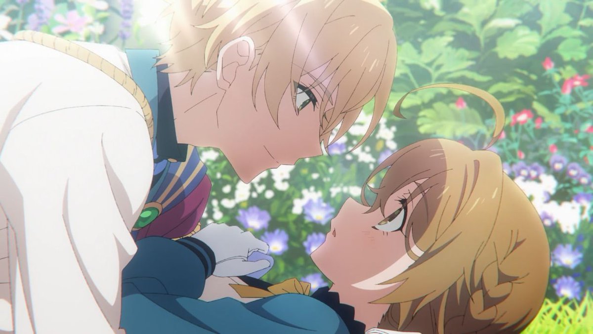 KADENAYAMA's tweet photo. #サイレントウィッチ 2話。ああ、なんでしょうかこの全編に漂う格調高い百合の波動と乙女ゲーの波動ｗいやハイソ感が物凄い学園潜入編。高級なチョコレートを舌先で転がしているような…モニカでなくても緊張するわこんな空間wｗ数学オタなモニカはこれから開いた会計役になる流れかな？頑張れモニカ！ https://t.co/1x0xhwgCQf