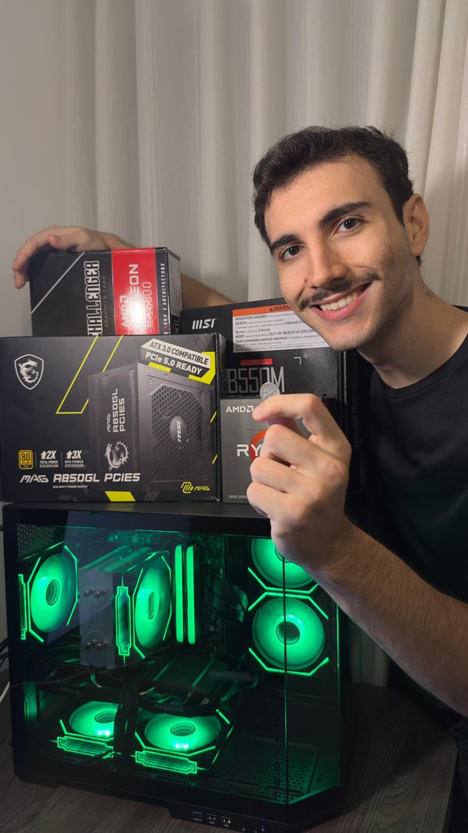 COM 8 CENTAVOS VC PARTICIPA

Link: ofcpremiacoes.com.br/cpudozoro

CONFIG: 

PC GAMER OU 5k no PIX

SSD 1 TB
Ryzen 7 5700x
Placa de Vídeo RX 6600
MSI B550M Pro-VDH WiFi
Memória ram ( 2x8gb ) 16GB
Fonte: MSI MAG A850GL Plus Gold