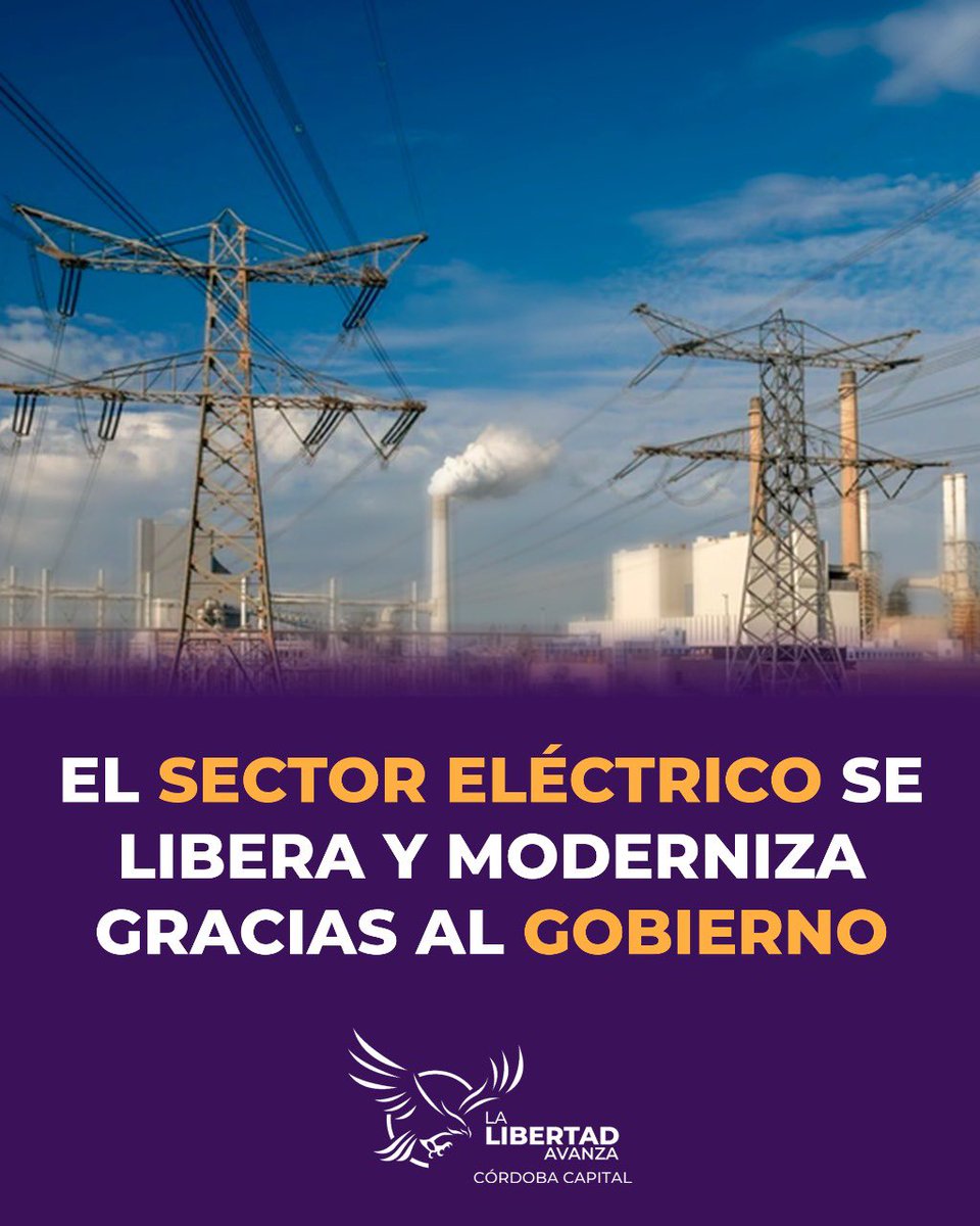 LLA_CbaCapital's tweet image. El sector eléctrico avanza. 💪🏻
Gracias al Presidente es una realidad la reforma estructural del sector, en beneficio a los usuarios y el sector privado.
Los tiempos de distorsión y tarifas dibujadas terminaron. 🙌🏻