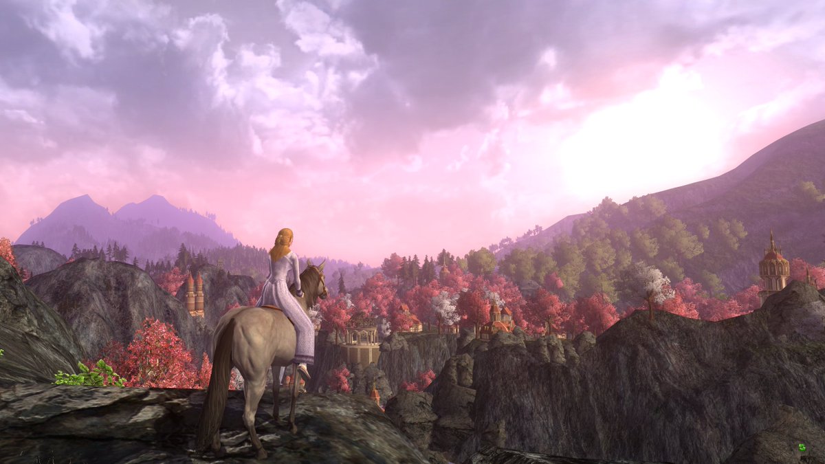 Julia_CaSsian's tweet image. LOTRO may be an old MMORPG, but its world is still so pretty