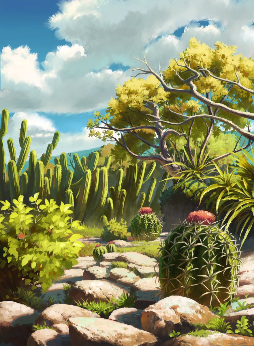 hoseki_raito's tweet image. desert plants & summer
concept art
art of board game
90s Kodama Studio
#art #illustration #2d #conceptart #environment #PortfolioDay