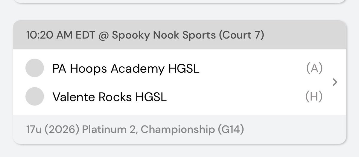 I will be playing with <a href="/PAHoopsAcademy/">PA Hoops Academy</a> Sunday, 7/13 at <a href="/HGSL_HoopGroup/">HGSL</a> 2025 LIVE Summer Jam Fest / Championship  at Spooky Nook. 
🗓️ Sunday, July 13th
⏰ 10:20am
📍 Court 7
Vs Valente Rocks HGL