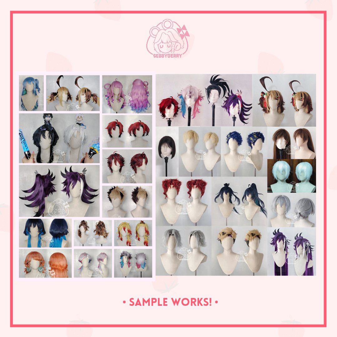 [RT appreciated]

Hi! I'm a wig stylist and I'm opening a new batch of custom wigs! Canvassing and Slot taking for AUG - SEPT batch is now open!! Both for Local (PH) and INTL (overseas shipping) 

You can inquire and get a slot by sending dm here, on FB page or in IG! More info⬇️