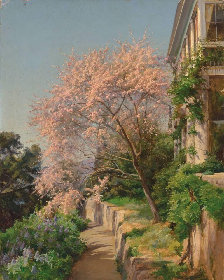“Tree in Blossom, Crimea”

Iosif Krachkovsky, (1854-1914)