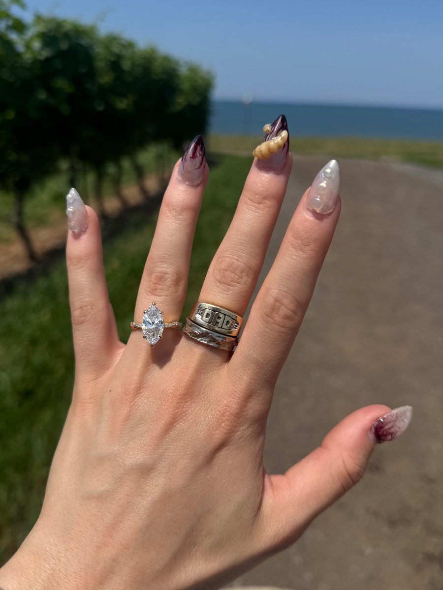 I SAID YES when my sister asked if i wanted to try on her engagement ring