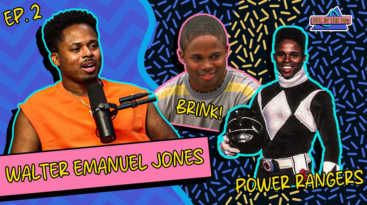 Episode 2 is up! This week, it’s Morphin Time with none other than Walter Emanuel Jones — the original Black Power Ranger himself.
#nostalgia #90s #PowerRangers 

Click the link below 👇 

 youtu.be/Rye7n3ysGy8?si…