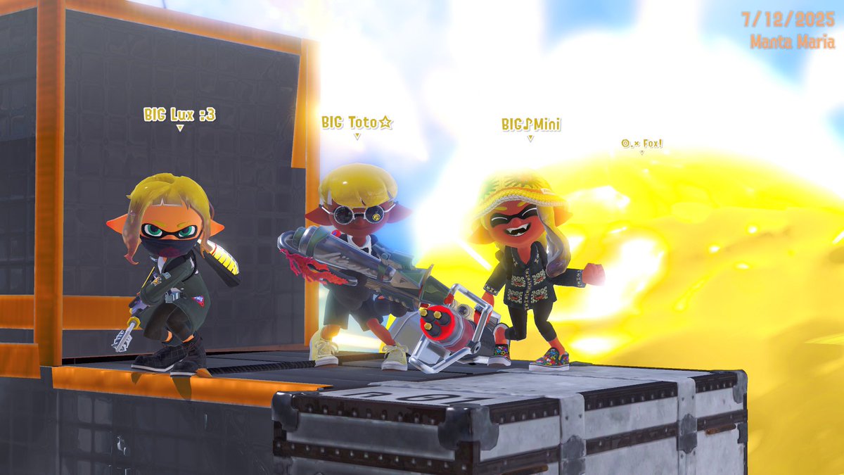 BFSC_spl's tweet image. We got top 8 in CCA Booyah Bowl All Stars!! Fun event to get invited too!GGs to everyone!!🥳

Lux: oh deeer 
Mini &amp;amp; Toto: played turf war in s2 
Fox: had hammer sounds above him the whole tourney
