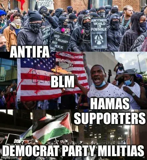 The Cat's Meow (@cattusfelis) on Twitter photo The three ARMED democrat militias are named below. The other two are dangerous, but the THIRD should be of paramount interest to American Jewish voters because it is being employed currently. Libs arenโt even trying to hide their anti-Semitism anymore. The three ARMED democrat militias are named below. The other two are dangerous, but the THIRD should be of paramount interest to American Jewish voters because it is being employed currently. Libs arenโt even trying to hide their anti-Semitism anymore.