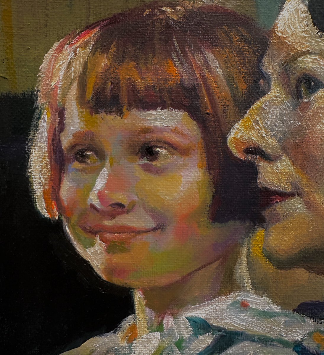 mulgoki's tweet image. Her childhood
Oil on canvas