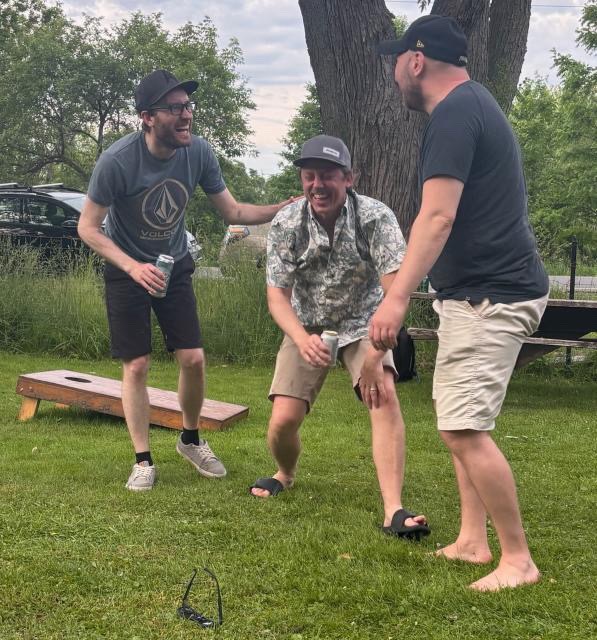 just three 40 year olds who’ve known each other since we were five