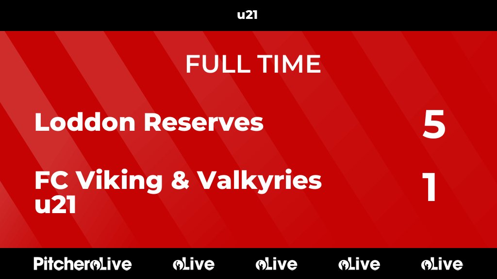 FULL TIME: Loddon Reserves 5 - 1 FC Viking &amp; Valkyries u21
#LODFCV #Pitchero
pitchero.com/clubs/fcviking…