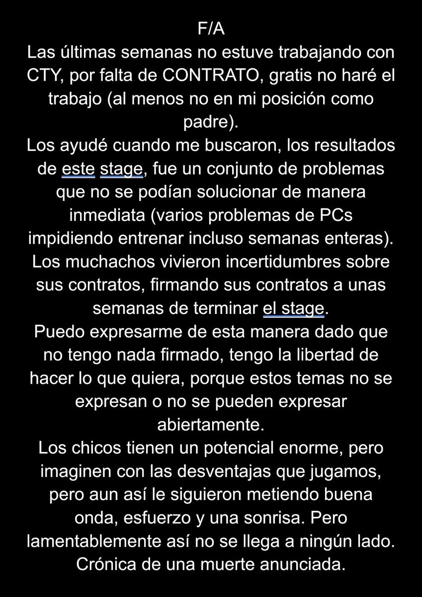 RICK_R6S's tweet image. F/A para HC - C - A
Manager inclusive (uno de verdad)
(situación CTY)