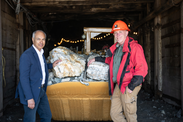 bluelagoon_res's tweet photo. From first visit to first ore — a full circle moment.

This photo captures something special: me and Bill Cronk, our Chief Geologist and Project Manager, standing at the Dome Mountain portal in front of a scoop filled with mineralized material.

Bill was the first person to visit the site with me. He saw the potential from the very beginning and has played a huge role in bringing this project to life.

As Bill said at the opening:
“To see a project go from exploration to production — and to be part of that transformation — is something most geologists only dream of.”
It’s been a journey of belief, persistence, and a lot of hard work. And today, Dome Mountain is open and ready to go into production.

Proud of the work, proud of the team, and proud to stand shoulder to shoulder with someone who helped make it happen.

#Mining #Gold #Geology #Leadership #DomeMountain #BlueLagoonResources #MineOpening #BCMining #Teamwork #ExplorationToProduction
