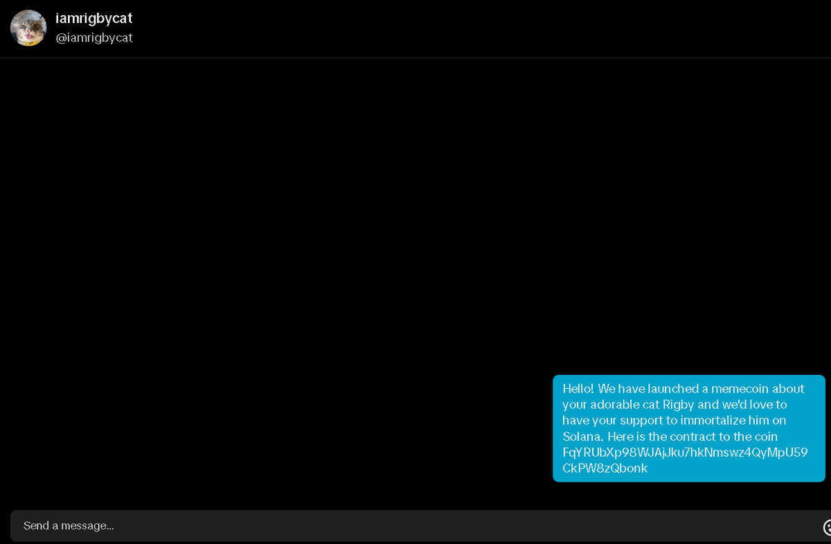 You can also go and spam him