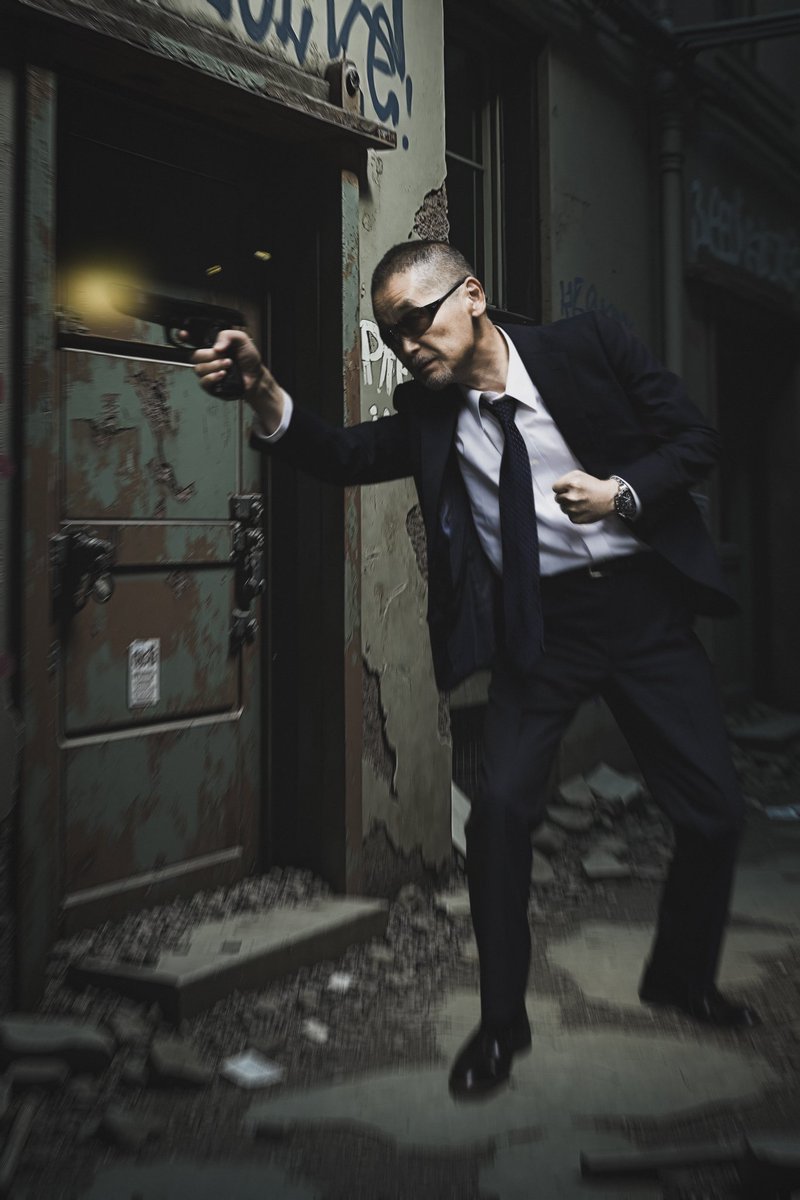 Key_can5's tweet image. 🔴enoco場所・みんなの写真展🔵
本日最終日です🖼
是非御覧下さい🤗

Mr.Ryuシリーズ・第3弾🔫
(10枚展示)

7月9日㈬〜13日㈰
大阪府立江之子島文化芸術創造センター
4F展示室
大阪市西区江之子島2-1-34
阿波座駅8番

・Model
　龍さん(高山龍博さん)
　せりなさん
　yuna*ゆなしーさん
　米田愛花さん