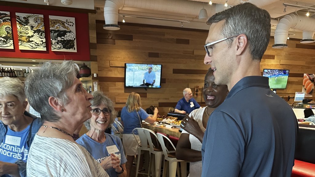 JamesWalkinshaw's tweet image. Had a great evening with the @Franconia_Dems at their summer volunteer thank-you party. You could feel the momentum building as we head toward September 9.
Volunteers are the heart and soul of our campaign!