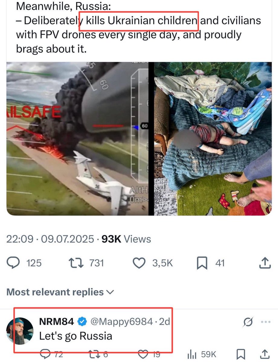 MrOrcinator's tweet image. These are the DISGUSTING comments made by pro Russian nazis. And yet they say Ukraine is the bad guy.