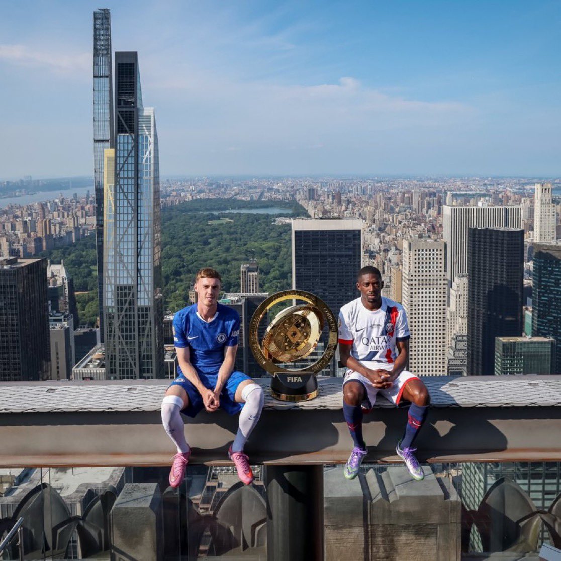 Cole Palmer 🏴󠁧󠁢󠁥󠁮󠁧󠁿  ✖️  🇫🇷 Ousmane Dembélé. 🗽🇺🇸

¿Quién será el 'Campeón del Mundo' mañana? 🤔