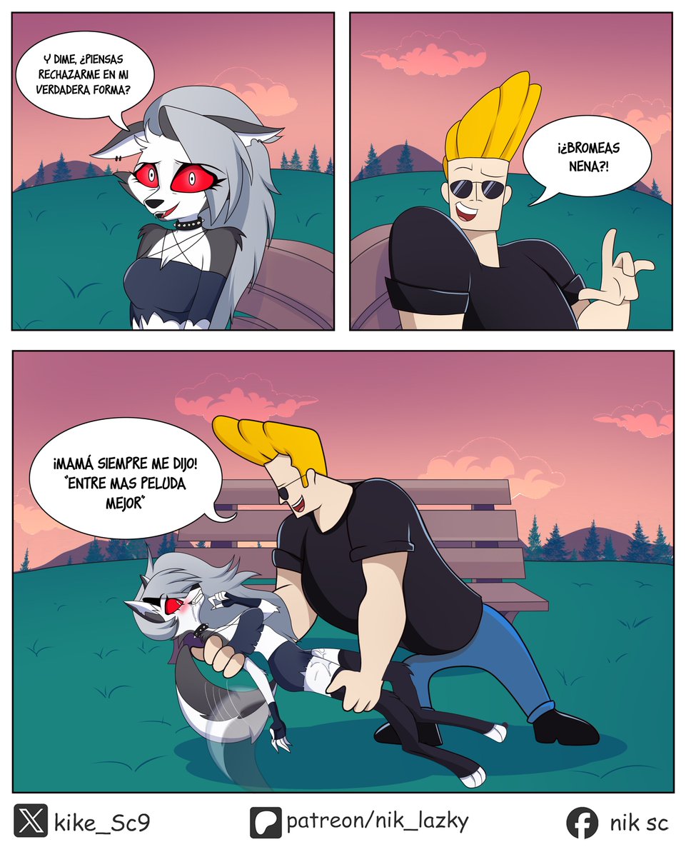 kike_sc9's tweet photo. johnny si acepta furros 🗿

esta ves no abra segunda parte 
a menos que este post llega a los 500 retweets 🤨

#johnnybravo #HelluvaBoss #fanart https://t.co/z0YsBSpKrL