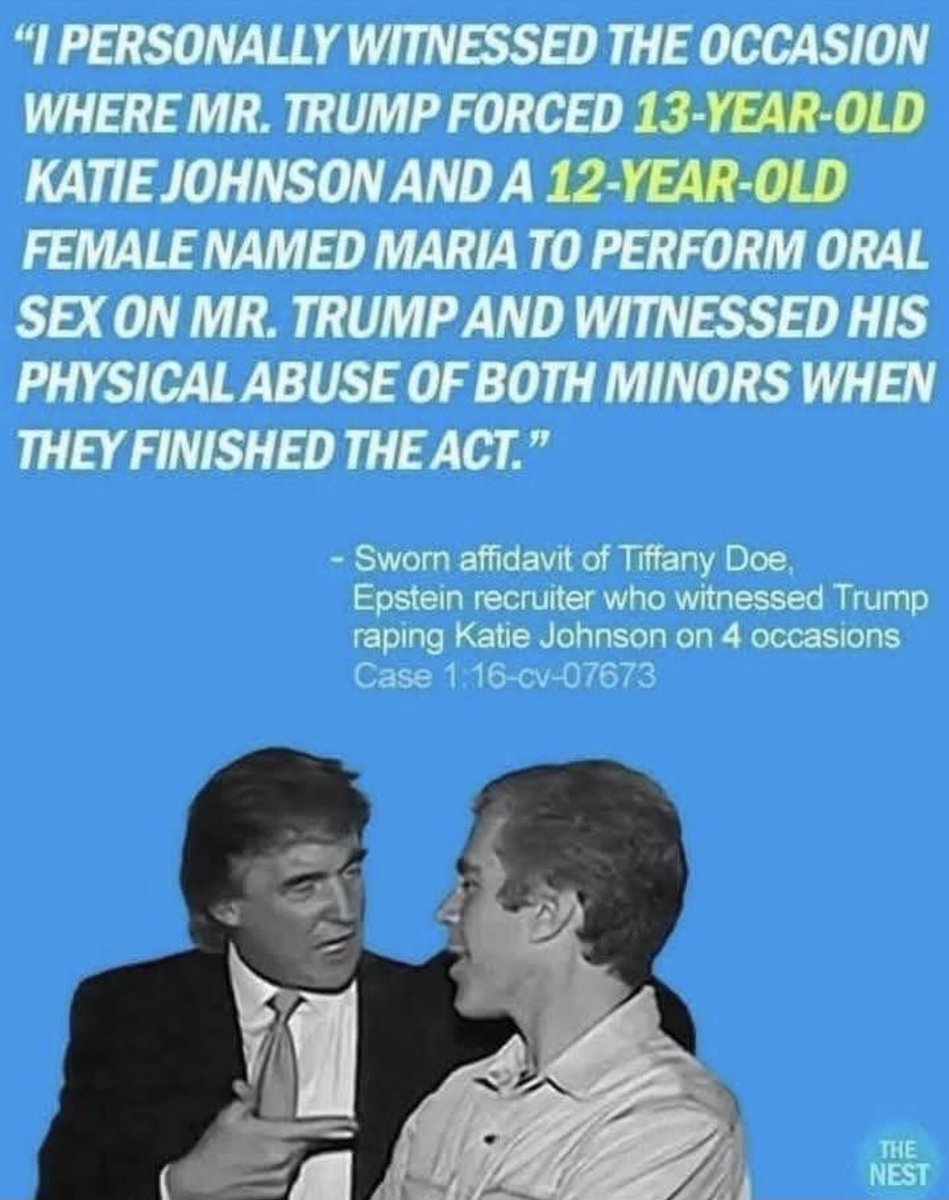 NormaCMachado1's tweet photo. @GlobeEyeNews We prioritize it. #EpsteinFilesandClientList #EpsteinClientList #TrumpisaNationalDisgrace #ConvictedFelonDonaldTrump #TrumpsSatanicCult #ImpeachTrumpNOW #25thAmendmentNow #YearOfTheSnake https://t.co/Mc9VvoWUsC