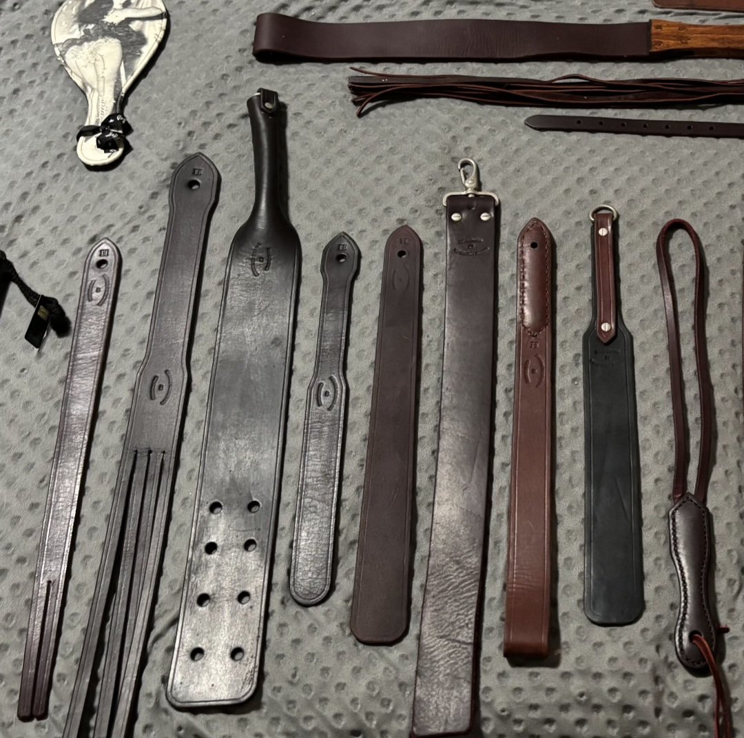 piper_ren's tweet photo. When your man is able to get original London Tanner implements from decades ago. He's super excited....me? Not so much....Ian would be laughing 😆 

@DashJayCee https://t.co/UdbS0603b3