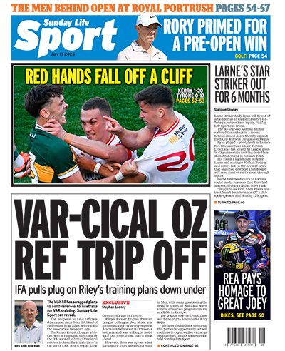 First look at <a href="/TheSundayLife/">Sunday Life</a> <a href="/SundayLifeSport/">Sunday Life Sport</a> Back Page