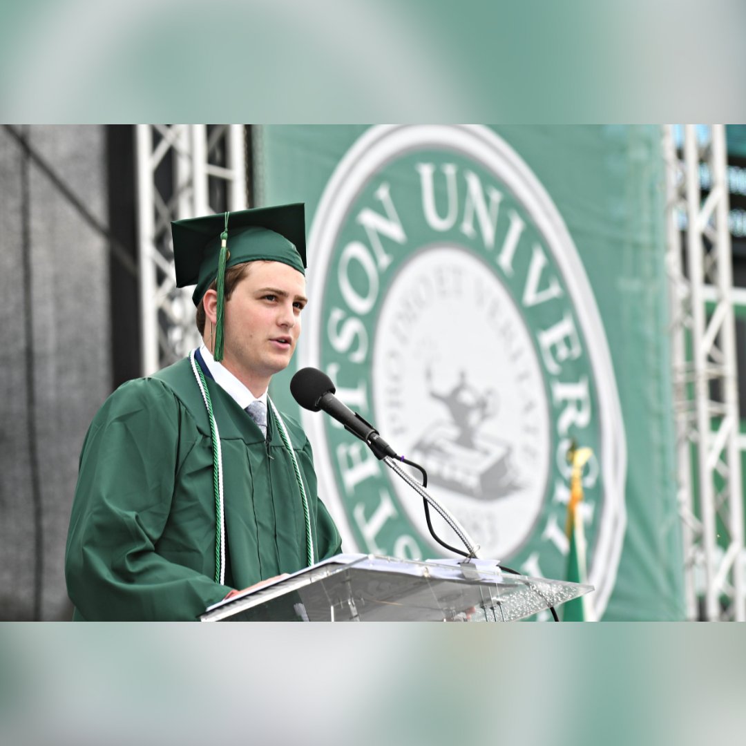 StetsonU's tweet image. Nicholas Dieux '25 sang opera in Europe, performed with Opera Orlando & won first place in a singing competition. Now he's ready for his next big stage, pursuing a master’s degree at LSU. Congratulations, Nicholas!
Watch the Video: bit.ly/3Iq2xT5
#GoHatters | #StetsonU