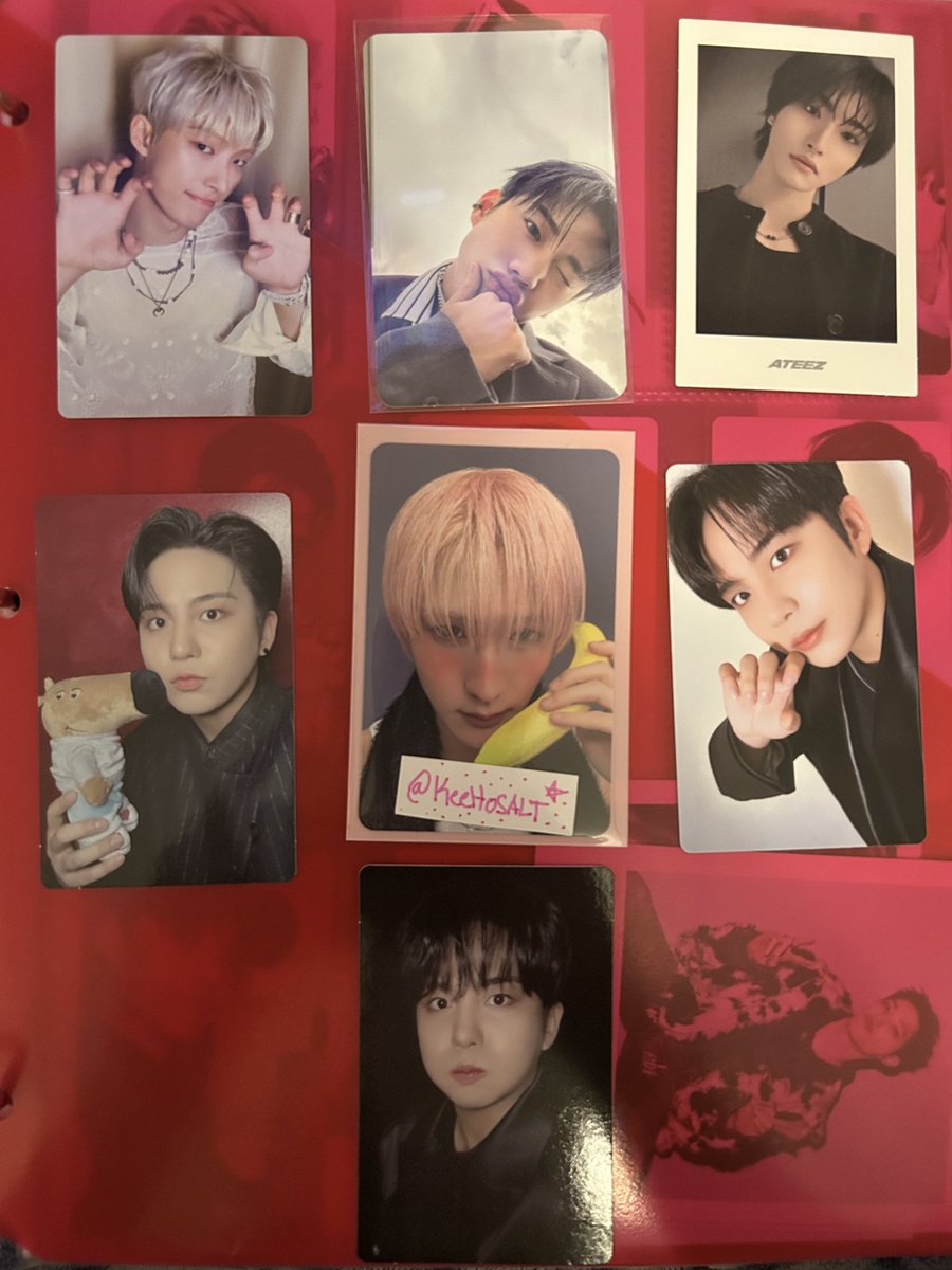 Keehosalt's tweet photo. PC WTT
want hongjoong equivs (prio) but also open to yunho and yeosang equivs
intak > kyo/jiung
#ateezpc #ateez #p1harmony #wttp1harmony #p1harmonypc https://t.co/X9o2lzB16F