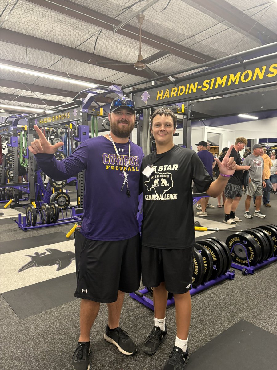 I would like to say thanks for the invite coach <a href="/CoachElkinsHSU/">JJ Elkins</a> it was a great camp thank you to all the coaches who helped me get better today.