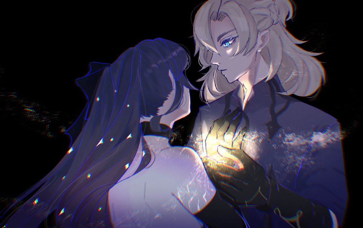 "He would trace each cracks of her soul, then wove them gold" #albemona #almona