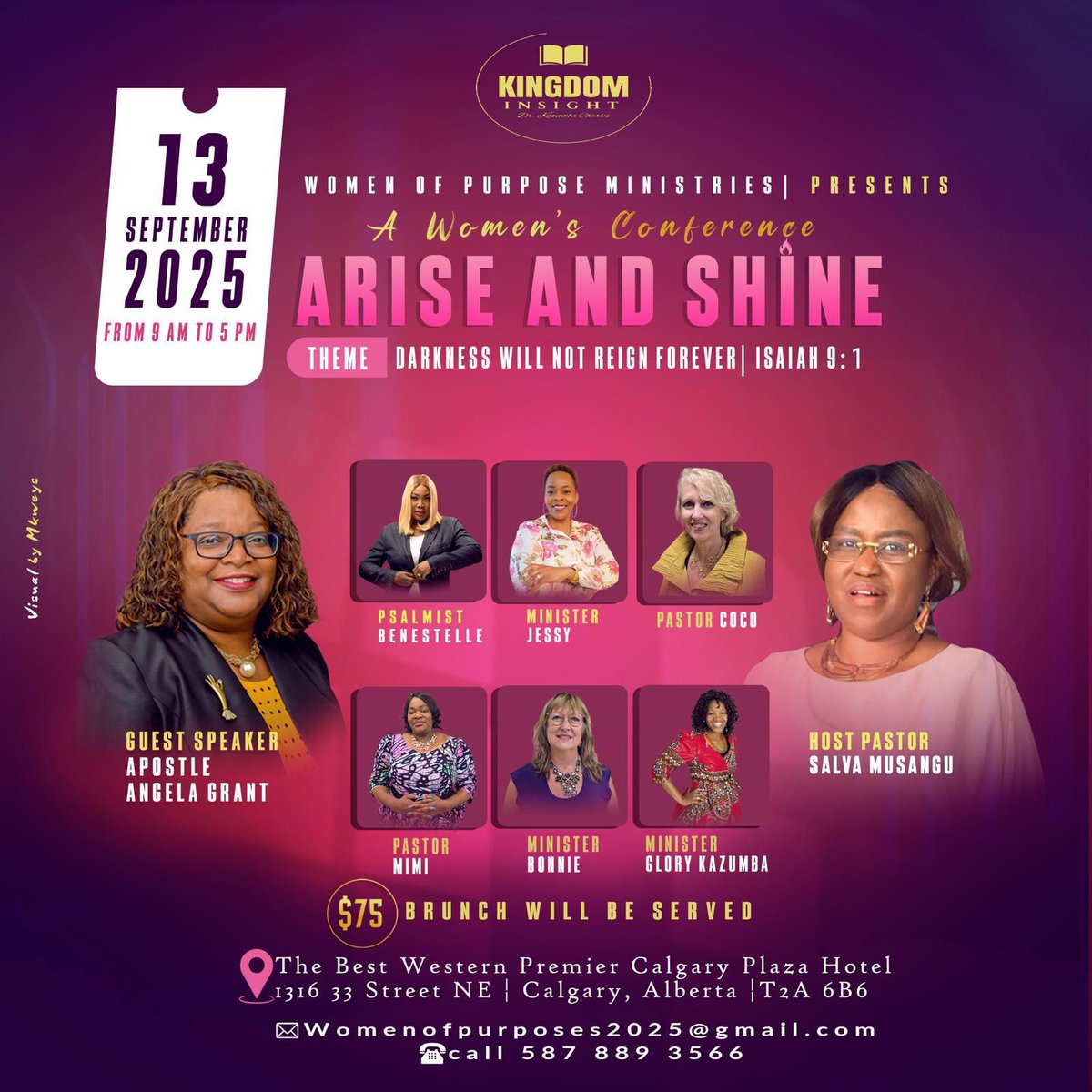Benestelle3's tweet image. The Lord declared the Word: the women who announce the good news are a large army. | Psa 68.11
Calgary Ladies: It is our time to conquer!
#win #conquer #preach #conference #Gospel