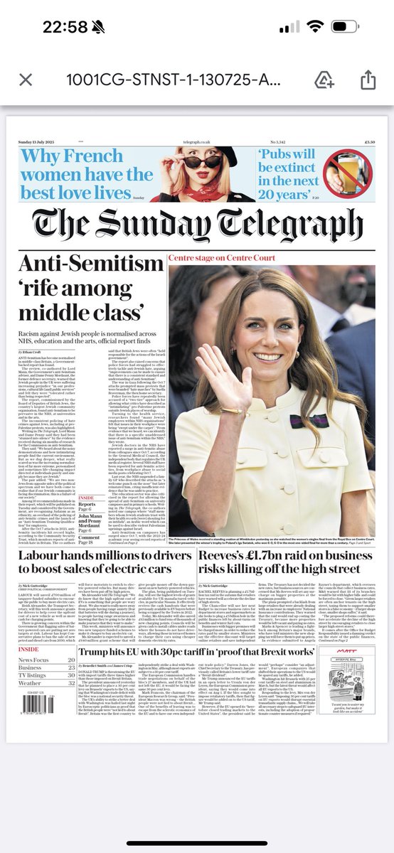 AllisterHeath's tweet image. Our Sunday ⁦@Telegraph⁩ p1