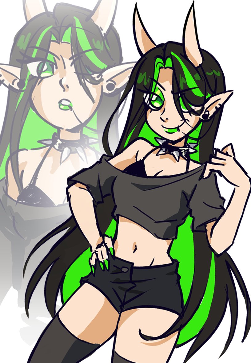 avironpie's tweet photo. I'm barely on twitter anymore but I felt like drawing your OC 💖 @HarleyOron https://t.co/yl6wwYmveh