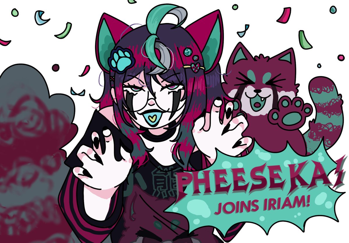 Pheesekai (@pheesekai) on Twitter photo It's time~!!
Only 2 hours left until my debut on <a href="/IRIAM_US/">IRIAM US|Virtual Streaming App</a> !
It's time for yaps, drinking, games, and CHAOS! >:3
🎨 <a href="/veethereapr/">Vee The Reaper</a> It's time~!!
Only 2 hours left until my debut on <a href="/IRIAM_US/">IRIAM US|Virtual Streaming App</a> !
It's time for yaps, drinking, games, and CHAOS! >:3
🎨 <a href="/veethereapr/">Vee The Reaper</a>