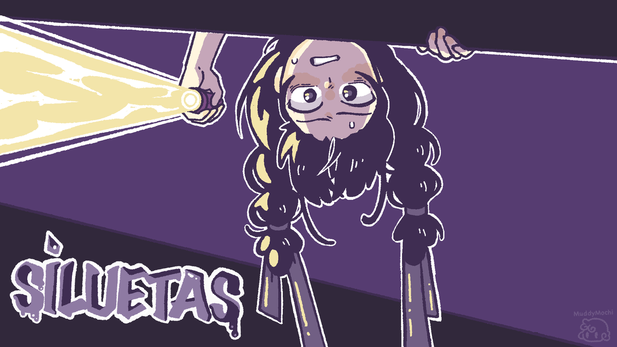 "Siluetas" ya esta disponible y gratis en itch.io ! Estoy muy orgullosa de como quedo nuestra entrada para la #levelup_gamejam espero que os guste!!!   
🤎🥺   #visualnovel #gamedev