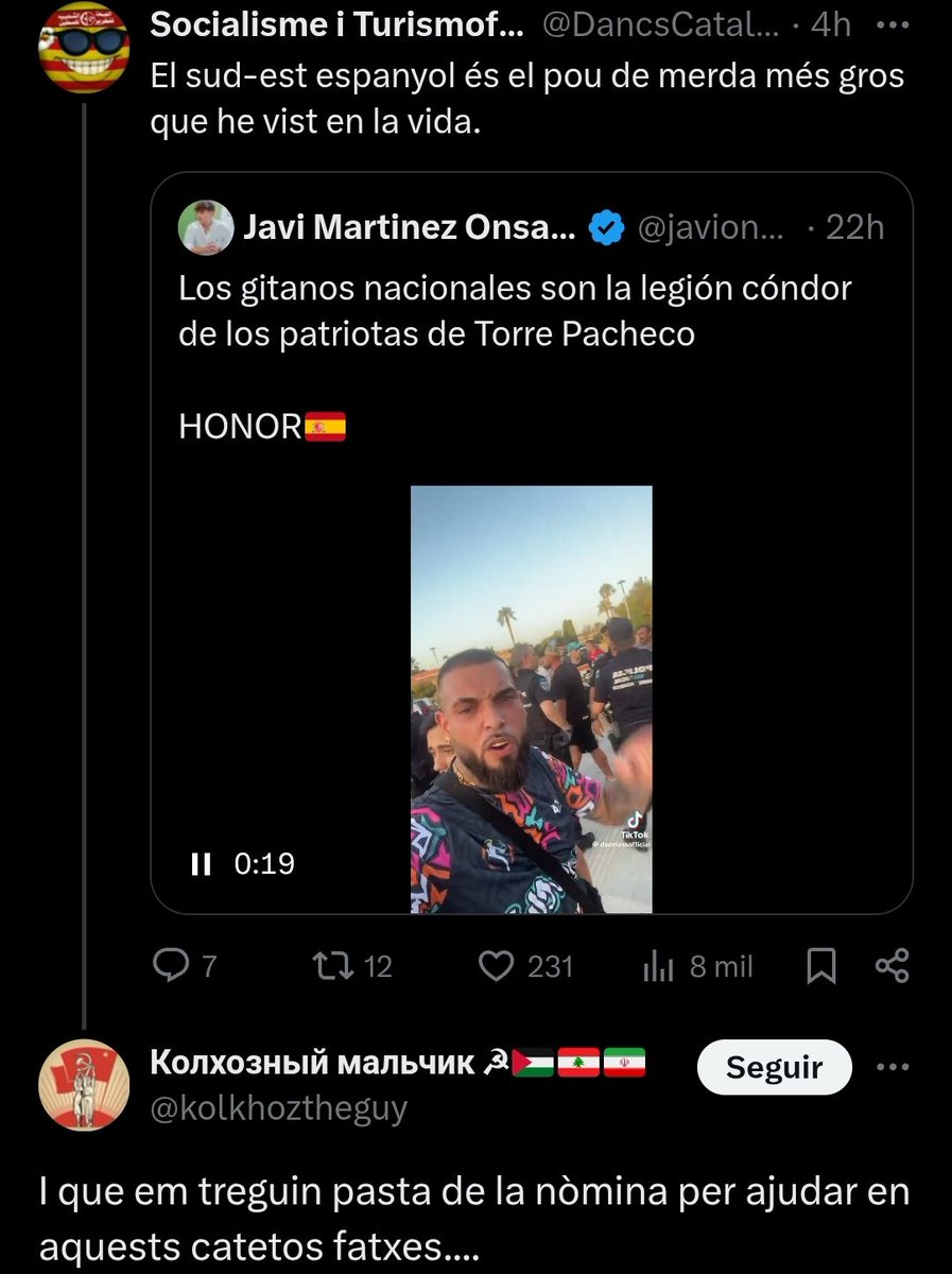 'Comunismo' separata ser como: solidaridad internacionalista sí pero con murcianos y andaluces que se ocupe Cáritas y Payasos sin Fronteras.