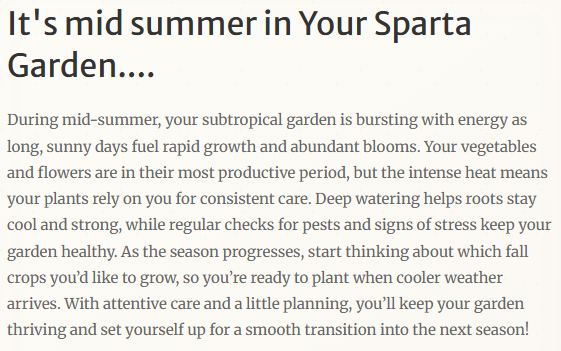 KitchenGardensX's tweet image. Our personalized Garden Outlook report is finally here!
Get your local 7-day weather forecast and how it will impact your cucumbers, tomatoes, basil and more. We'll tell you not only what to expect but what to do about it.
Try it for FREE!
kitchengardens.com/sample-garden-…