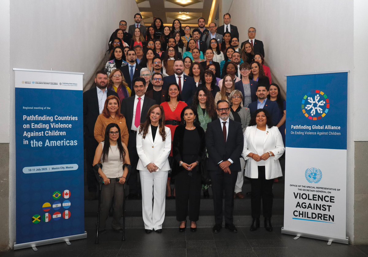 Terminó con mucho éxito el Encuentro Regional de Países Pioneros para la Erradicación de la Violencia contra la Niñez. Mucha inspiración de iniciativas locales y nacionales de 🇧🇷🇨🇦🇨🇴🇭🇳🇯🇲🇸🇻🇲🇽🇵🇪🇵🇾. Cerramos con aprendizajes, alianzas fortalecidas y renovado compromiso por la niñez!